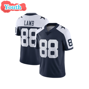 Maillot de football américain 2026 Dallas 4 Dak Prescott 3 George Pickens 88 CeeDee Lamb, maillot de rugby brodé pour jeunes - Product Image 5