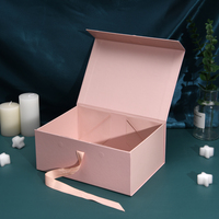 Boîtes cadeaux magnétiques en carton rigide personnalisées pour bijoux et montres avec ruban - Emballage de luxe moderne provenant d'un fournisseur chinois