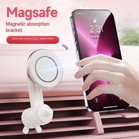 Pemegang ponsel mobil magnetis, dudukan telepon mobil magnetis kuat, Universal Upgrade 360 derajat, pemegang telepon fleksibel untuk mobil magnetis