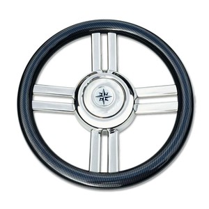 Volante T24cf in fibra di carbonio con parti e accessori in acciaio - Product Image 1