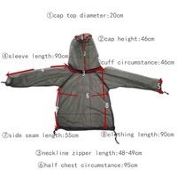 Veste anti-insecte de jardin ultra légère anti-insectes style pull en maille vêtements de camping pêche moustiquaire costume