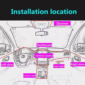 YD Flexible EL Wire Neon Light Strip for <strong>Car</strong> Interior <strong>Decoration</strong> with USB Battery or <strong>Car</strong> Power Customizable Color LED Glow Tape - Product Image 4