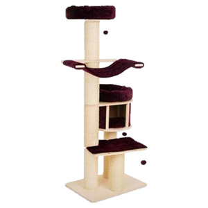 Kucing Melompat Mainan Menggaruk Kayu Mendaki Menara Pohon Kucing - Product Image 4