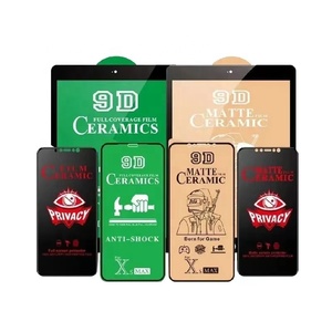 Protection d'écran en céramique mate pour iPad <span class=keywords><strong>Pro</strong></span>, ultra-fine 0,33 mm, dureté 9H, anti-traces de doigts, étanche, compatible stylet - Product Image 1
