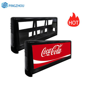 Tetto del Taxi Display a LED per affissioni auto schermo programmabile 4 gp2.5 p5 Video per esterni per auto illuminate Display sul tetto del Taxi - Product Image 6