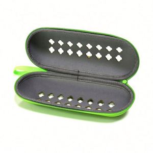 Portable PU Waterproof EVA Towel <b>Box</b> With Plastic Handle Free Factory Sample for Hotel Travel Towel <b>Storage</b> Case - Product Image 6