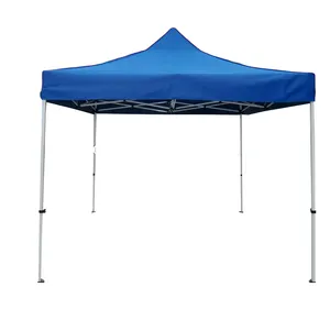 高品质蓝色可折叠天幕帐篷