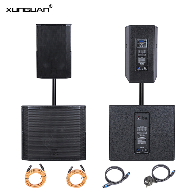 RD-15A RD-18SA New Arrival Active15 Inch 2*300W 8ohms Speaker Pro Audio,Single 18 Inch 1000W Subwoofer for Surround Sound System