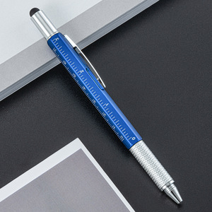 Multifunctionele schroevendraaier waterpas balpen 6-in-1 schuifmaat capacitieve touch tool balpen - Product Image 6