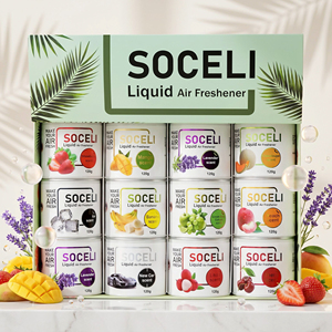 น้ำหอมปรับอากาศรถยนต์ระดับพรีเมียม SOCELI 120 กรัม แบบ OEM สำหรับมืออาชีพ บรรจุในกระป๋องพร้อมไส้ไฟเบอร์สำหรับกำจัดกลิ่นอย่างต่อเนื่อง - Product Image 2