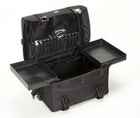 Malette de Train pour maquillage 2 en 1 pour artiste professionnel, organisateur de cosmétiques, chariot souple, avec tiroirs de rangement en métal mis à niveau