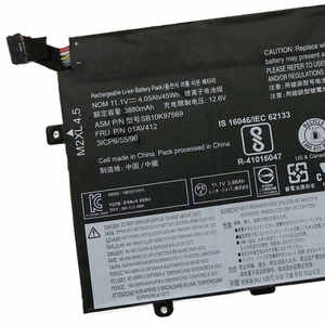 Batería de portátil 01AV411 01AV412 para Lenovo ThinkPad E470 <span class=keywords><strong>20H1</strong></span> 20H2 E470C E475 20H4 SB10K97569 01AV412 - Product Image 4