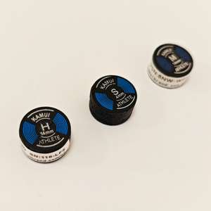 Puntas de Taco de Billar Profesionales Kamui de 14mm de China en Negro Atleta Transparente - Product Image 2