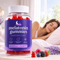 Gummies de mélatonine en gros pour le sommeil et la relaxation mentale |   Gummies personnalisées pour le sommeil avec étiquette privée