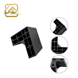 Pieds de canapé en plastique à prix d'usine en gros, pieds de meubles décoratifs triangulaires pour armoire, canapé, lit - Product Image 2