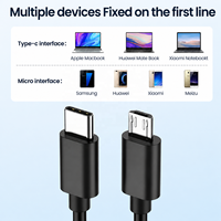 Câble USB Type C vers Micro USB, câble de charge rapide USB Type C vers Micro USB OTG, câble de synchronisation USB-C vers Micro USB pour Samsung Xiaomi Huawei