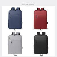 Mochila Personalizada con Logotipo para Hombre de Negocios, Mochila de Viaje para Estudiantes, Mochila Impermeable de Poliéster con USB, Diseño de Mochila Escolar para Portátil