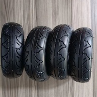 إطارات مطاطية طبيعية إطار مطاطي 175x50 يناسب لوح التزلج الكهربائي سكوتر الأمامي/العجلات الخلفية مقاس 7 بوصة