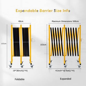 Barrière de sécurité rétractable en métal pour contrôle des foules, barrière de circulation portable, vente en gros d'usine - Product Image 6