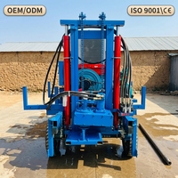 Foreuse de puits d'eau portable haute efficacité 200M, machine de forage de puits d'eau CE ISO9001