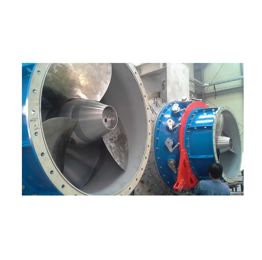 Kaplan Turbine Water Wheels Generator 2kW Wasserkraft generator Wasser turbine 100kW kleines Wasserkraft werk