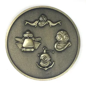 Pin de solapa chapado en oro vintage, insignia de botón de aleación de zinc
