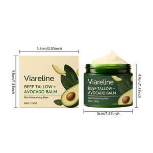 Crème hydratante pour le corps à l'avocat, soin hydratant doux et confortable pour la peau du corps, crème de massage quotidienne - Product Image 6
