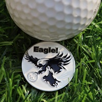 Marqueurs de balles de golf sur mesure Marqueurs de golf en émail gaufré
