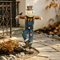 Piquets de jardin résistants aux intempéries, grands panneaux métalliques effeuilleurs de jardin, ornement de festival d'automne pour la cour
