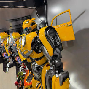 Statua in Resina di Bumble Bee <span class=keywords><strong>Marvel</strong></span> con Luci LED, Scultura Trasformabile per Cinema, Parchi a Tema e Negozi, Vendita all'Ingrosso - Product Image 4