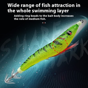 Shrimp Lure with Squid Hook Effective Jigging <strong>Bait</strong> for Salmon Sea Bass Tilapia Freshwater <strong>Fish</strong> in Rivers - Product Image 3