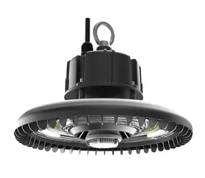 Iluminação de alta baia de led de 150w, luminária com sensor plugue