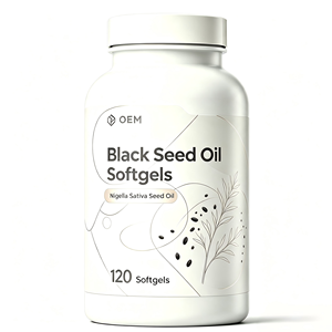 Suplemento de Aceite de Semillas Negras en Cápsulas Blandas al por Mayor (ODM/OEM) con Omega 6 y 9, Apoya el Bienestar Inmunológico y la Defensa Antioxidante - Product Image 1