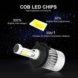 หลอดไฟ LED กำลังสูง 9005 9006 H1 H4 H7 H11 72w 8000lm สำหรับเปลี่ยนหลอดไฟหน้าแบบฮาโลเจนในรถยนต์ - Product Image 2