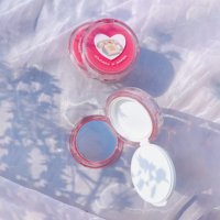Membuat-up bb cushion kemasan foundation cair 15g transparan ungu bulat baru