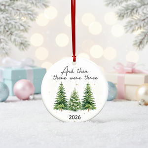 Ornements de <span class=keywords><strong>Noël</strong></span> en verre et céramique faits à la main pour la grossesse et le bébé, cadeaux écologiques de haute qualité pour les jeunes mamans et papas - Product Image 1