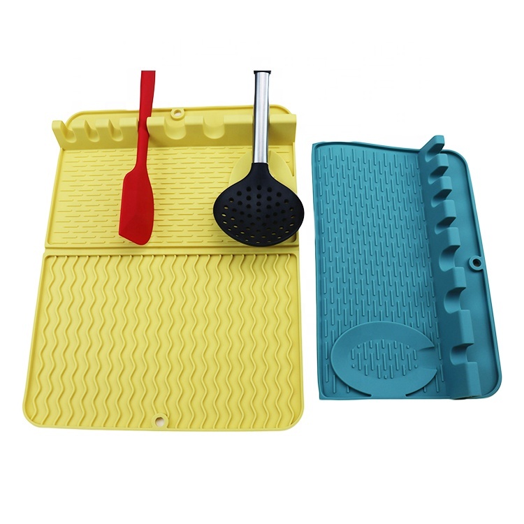 Heat Resistant Silicone Spoon Holder Kitchen