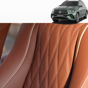 Fundas de Asiento Completas para Mercedes-Benz AMG L53 2022 -- Caoba/Beige Macchiato (Seis Plazas) - Product Image 4