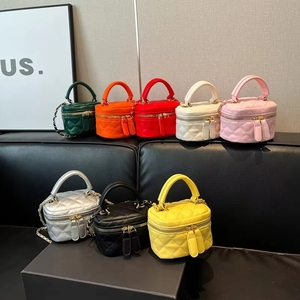 Bolso Bandolera Mini de Moda para Mujer, Bolso de Mano de Cuero PU al por Mayor para Niñas, Nuevo Diseño Colorido - Product Image 1