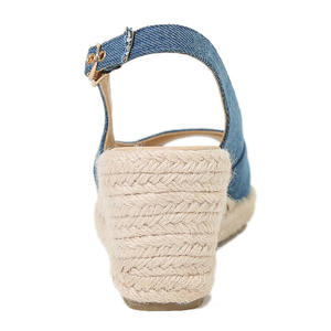 Alpargatas de Plataforma con Tira en el Tobillo y Punta Redonda para Mujer, Estilo Moderno, Logotipo Personalizado, Venta al por Mayor - Product Image 5