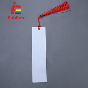Hot Selling Custom Sublimation Bookmarks Photo Paper Bookmarks Blank Sublimation Plastic PET Book Mark with Tassel