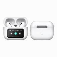 Earbuds TWS 5.4 dengan Peredam Kebisingan Panggilan ENC, Tahan Air IP68, Headset In-Ear, Layar Sentuh LED, untuk Gaming