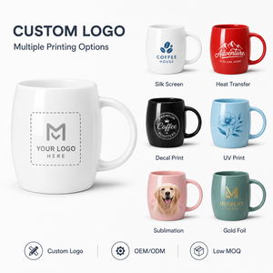 Taza de Cerámica de 11 oz con Logotipo Personalizado, Taza de Café Premium con Acabado Brillante y Asa, para Regalo Promocional - Product Image 2