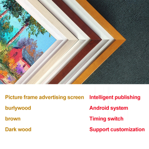 หน้าจอแสดงผล23.6นิ้วทรงสี่เหลี่ยมความละเอียด2K HD จอแสดงผล LCD โฆษณาอัจฉริยะแบบดิจิทัลศิลปะดิจิตอล nft Android ติดผนังจอภาพโฆษณา - Product Image 3