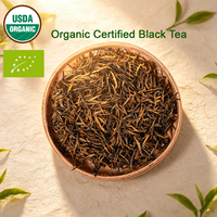 Thé noir biologique du Yunnan Dianhong Pu Er en vrac certifié UE USDA pour la vente en gros, qualité commerciale pour les salons de thé