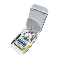 2 Core 86 Type Fiber Optictermination Box Ftth Fttb Fttx Network Indoor 86 Cable Splice Box for Ftth