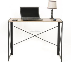 Mesa DE ESTUDIO DE ORDENADOR plegable moderna para oficina en casa, escritorio con marco de Metal Simple para estudiantes, estación de trabajo que ahorra espacio, escritorio de oficina en casa - Product Image 3
