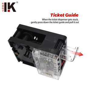 เครื่องจ่ายตั๋วในตัวเครื่องล็อตเตอรี่พลาสติกเรียบและโลหะสำหรับการสื่อสารแบบมีสายสำหรับการออกตั๋วบิงโก - Product Image 4