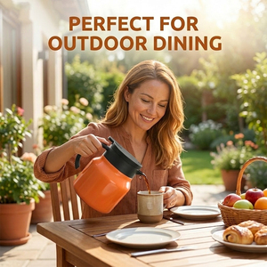 Carafe à café <span class=keywords><strong>isotherme</strong></span> 800 ml (27 oz) en acier inoxydable, pour garder le café chaud - Product Image 4