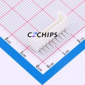 ZX-HY2.0-9PWZ Wire-to-Board Pin Header Bent Lead Through Hole,P=2mm Connector 1x9P 2mm Right Angle Insert HY - Product Image 1